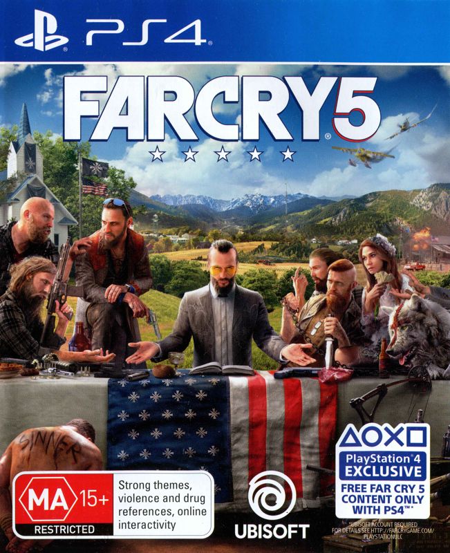 Far Cry 5 [Gold Edition] box art for Playstation 4